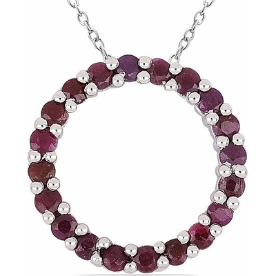 Nefertitis Přívěsek stříbrný s broušenými rubíny 034766 RB NF23921