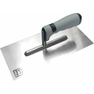 750301 | Hladítko nerezové, kovová pogumovaná rukojeť 270x130 mm, hladké