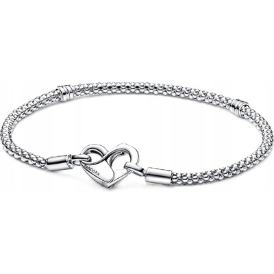 Pandora Originální náramek Moments s cvočkovým vzorem 18 cm 592453C00