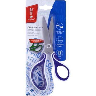 Nožnice tvarovaným úchopom 17cm Memobe