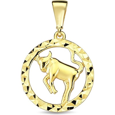 Lillian Vassago Zlatý přívěsek znamení Býk LLV98 GP046