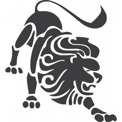 Kreativní svět Lev plastová 14,5x14,5 cm – Zboží Dáma