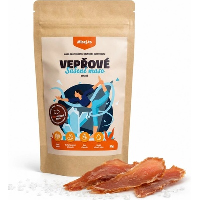 Mlsej.to Vepřové sušené maso solené 50 g