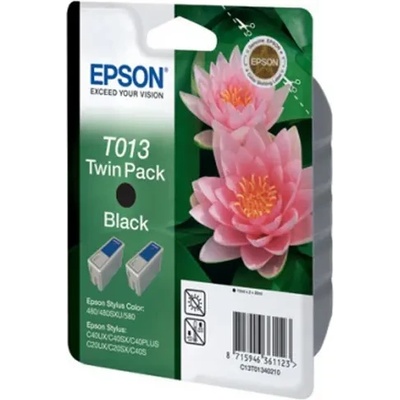 Epson КОМПЛЕКТ 2 ГЛАВИ ЗА EPSON STYLUS COLOR 480/580 - Black - TWIN PACK - OUTLET - PN T013402 - A (201EPST013 2A)