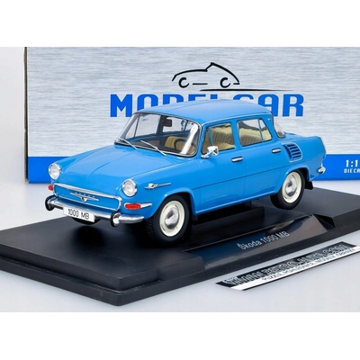 ModelCar Group MCG Škoda 1000 MB 1964 Modrá 1:18