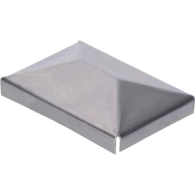 Ocelová obdelníková krytka na sloupek 40 x 60 mm