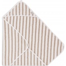 Jollein Osuška s kapucňou froté 75x75cm Stripe Wild Rose