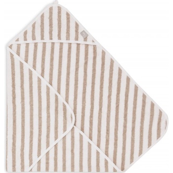 Jollein Osuška s kapucňou froté 75x75cm Stripe Wild Rose
