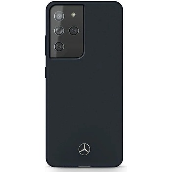 Mercedes-Benz Калъф за телефон Mercedes MEHCS21LSILNA Silicone Line за Samsung Galaxy S21 Ultra, син (KXG0016953)