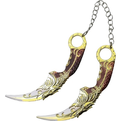 CHZ Fantasy přívěsek DRAGON CHAINS Červeno zlatá TT 03 CER2