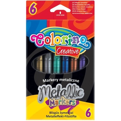 Colorino Popisovač metalický 6 barev