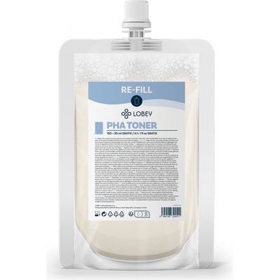 Lobey náhradní náplň PHA toner 150 ml + 30 ml