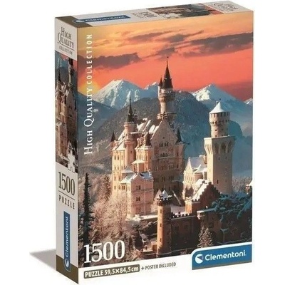 Clementoni High Quality Collection Neuschwanstein Пъзел 1500 броя Пейзажни (GXP-910390)