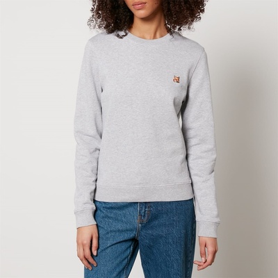 Maison Kitsune Блуза Maison Kitsune Fox Head Patch Regular Sweatshirt - Grey