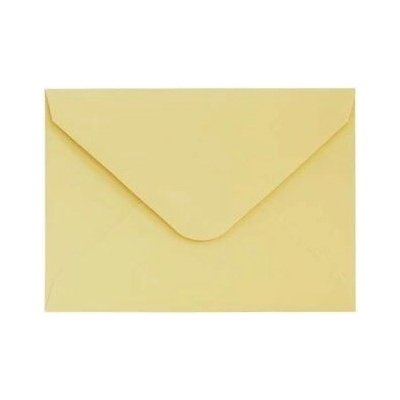 Ozdobné obálky Smooth - 7 x 10 cm, 130 g/m2, žluté, 10 ks