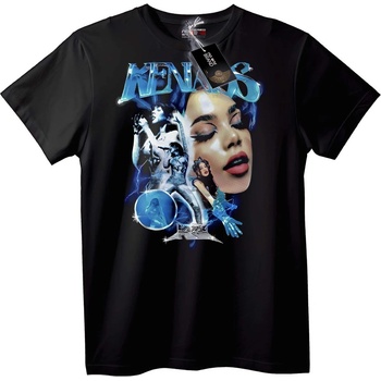 NOONEBRAND Тениска KELVIS Музика - 2XL, White
