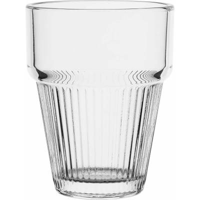 Gastrofans Vroubkované stohovatelné sklenice Olympia 6 x 150 ml