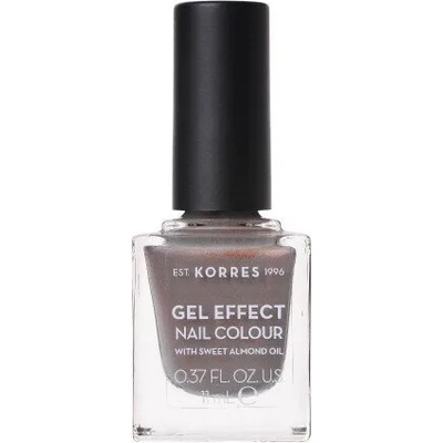 KORRES Лак с гел ефект с бадемово масло, Korres Gel Effect Nail Colour No70 Holographic Ash 11ml