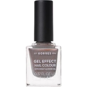 KORRES Лак с гел ефект с бадемово масло, Korres Gel Effect Nail Colour No70 Holographic Ash 11ml
