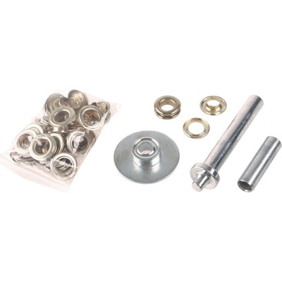 Plachtové očko s aplikátorem, ø 12 mm, ocel, 25 ok 25410B.02