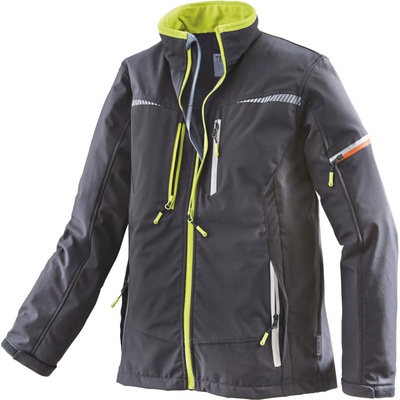 Terrax Workwear Pánska pracovná softshellová bunda TX61393 Black Lime