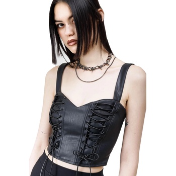 KILLSTAR дамски корсет KILLSTAR - Nyxian - Черен - KSRA012579