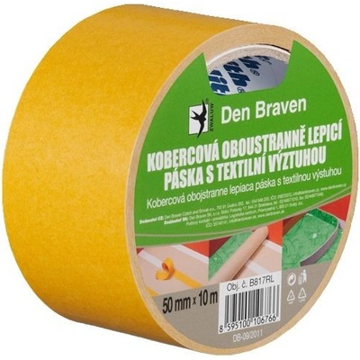 Den Braven Kobercová obojstranne lepiaca páska s textilnou výstuhou 5 cm