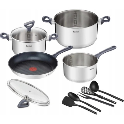 Tefal Sada hrnců Daily Cook G713SB45 nerezová ocel 11 ks.