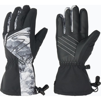 ZIENER Детски скиорски ръкавици ZIENER Laval Aquashield AW black/grey mountain