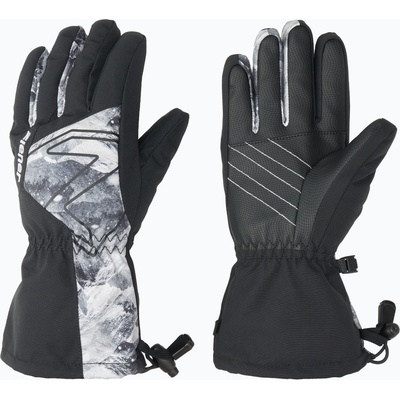 ZIENER Детски скиорски ръкавици ZIENER Laval Aquashield AW black/grey mountain