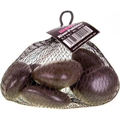 Orbit River Pebbles černý v síťce 0,7 kg – Zboží Mobilmania