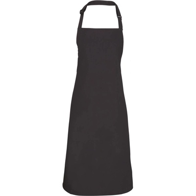 Premier Workwear Klasická zástěra za krk PR150 Black 72x86cm