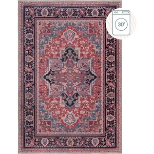 Flair Rugs Килим в цвят бордо със смес от рециклирани влакна подходящ за пране 200x290 cm Windsor - Flair Rugs (503119376014)