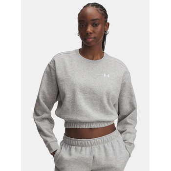 Under Armour UA Rival Fleece Piped Crew-GRY Šedá