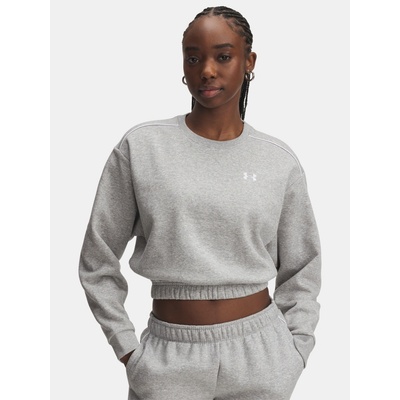 Under Armour UA Rival Fleece Piped Crew-GRY Šedá