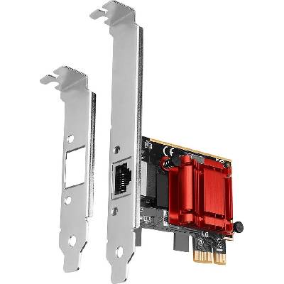 AXAGON PCEE-GIX, PCIe síťová karta - 1x Gigabit Ethernet port (RJ-45), Intel i210AT, PXE, vč. LP