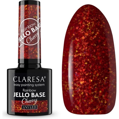 Claresa Gél lak Rainbow Jello Base Cherry 5 g