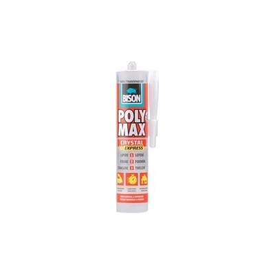 BISON montážne lepidlo a tmel POLY MAX crystal express 300 g