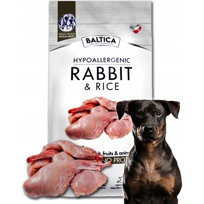 Baltica Hypoalergenní Střední Králičí 3 kg