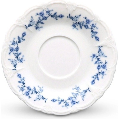 BonBistro Бяла/синя порцеланова чинийка ø 16, 5 cm Retro - BonBistro (741098)