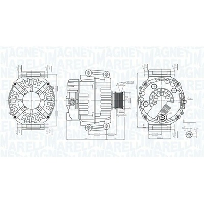Alternátor MAGNETI MARELLI 063732072010