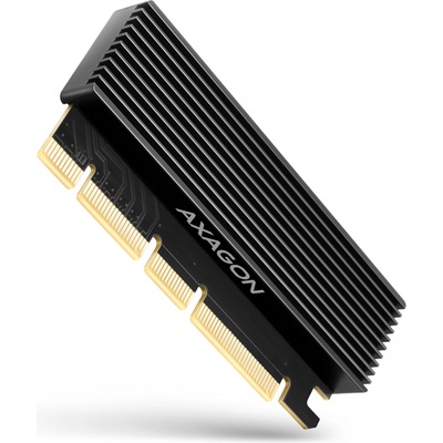 AXAGON Адаптер AXAGON PCI-E 3.0 16x - M. 2 SSD NVMe, до 80mm SSD, low profile, heatsink PCEM2-XS (PCEM2-XS)