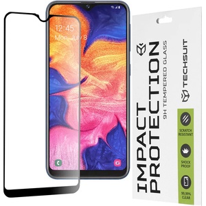 Techsuit Протектор за Samsung Galaxy A10e / A20e - 111D Full Cover / Full Glue Glass - Черен