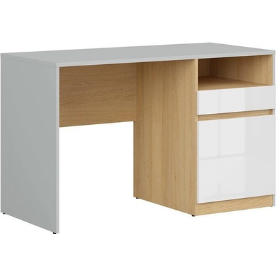 Бюро Nandu BIU1D1S дъб и бял лак