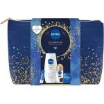 Nivea Подаръчен Комплект Nivea Glamour + тъмно син несесер