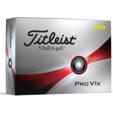 Titleist Pro V1x Yellow Žltá 12 ks