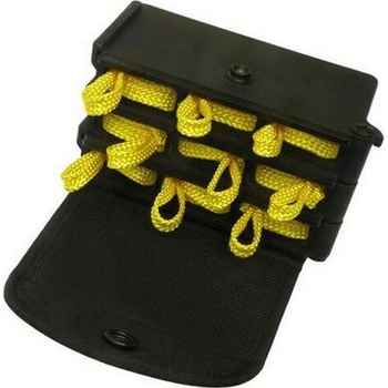 ESP rotačné na 9 ks textilných pút čierne