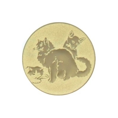 Kovový emblém KOČKY 094