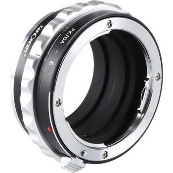 K& F Concept Преходник за обектив Pentax K/M/A/FA/DA към тяло Sony E Mount