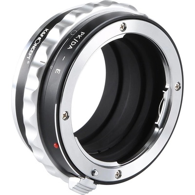 K& F Concept Преходник за обектив Pentax K/M/A/FA/DA към тяло Sony E Mount